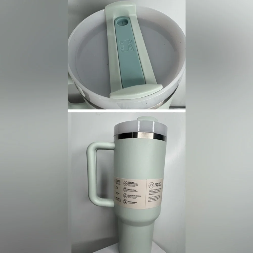 STANLEY | FlowState Quencher H2.0 Tumbler / 40oz / Color: Mist / light Green - Picture 8 of 9